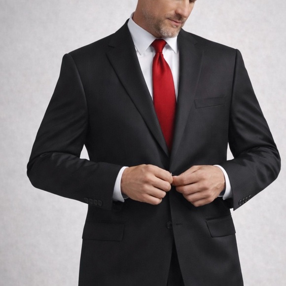 Sean John Black Blazer Elegant Formal Classic fit 46R